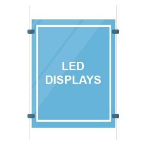 Makelaarsartikelen - Reclameborden Totaal - Alles voor makelaars - led displays led raampresentatie voor makelaars